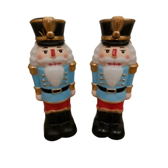 Holiday Time Holiday Holiday Time 1 Christmas Nutcracker Blow Mold